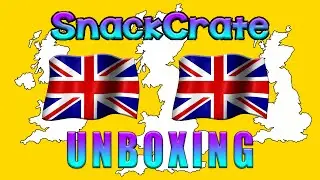 Americans eating U.K Candy!! Snack Crate Unboxing