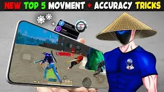 New Top 5 Movement Speed + Accuracy Tricks⚙️ 2gb, 4gb, 6gb, 8gb Ram Headshot Sensitivity Setting ~