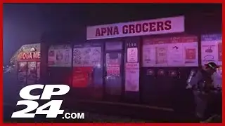 Fireworks go off and cause blaze in Mississauga grocery store basement