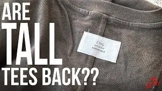 Are Tall Tees Back? FOG Essentials Extended T-Shirts