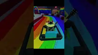 ежю на машине радужные друзья 2 roblox