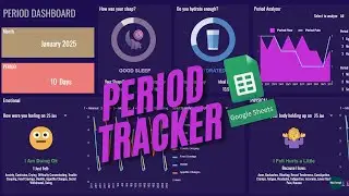 Google Sheets Period Tracker Tutorial | Build Your Own Menstrual Calendar (IND)