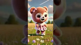 Cute Teddy Dance 🧸💃 | Adorable 3D Animation for Kids | BabyKoko Shorts #babykoko#shorts#3danimation