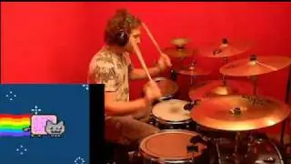 ★★  Nyan Cat DRUM COVER ★★ [ w/ DRUM SOLO ending ]