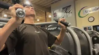 Progress check #2 (Chest, shoulder and triceps workout) 16 year old 