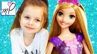 Кукла Рапунцель из коллекции Disney Princess Видео для детей My Polly