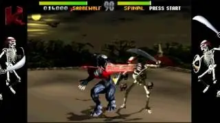 Killer Instinct Classic: Spinal Running In Air Glitch