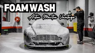Aston Martin Vantage &ndash; PPF Foam Wash & Modesta Wheel Coating