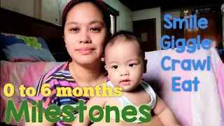Baby Update: 0 to 6 months Developmental Milestone