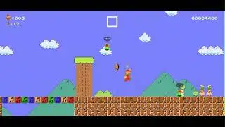 Super Mario Bros Wonder in SMB1 - Intro