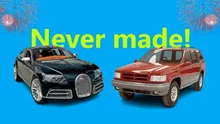 More cars that were cancelled before production!