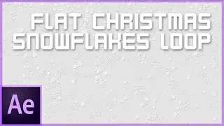 Flat Style Christmas Background Loop - After Effects Tutorial