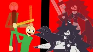 Baldi vs miss circle (stick nodes animation)