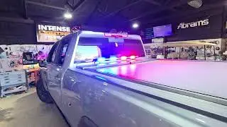 ILMODS - 2025 GMC Sierra AT4x - @FeniexIndustries #feniex Quad Q3 Quantum Red Blue Traffic Control