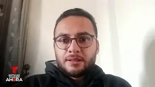 Un latino atrapado en Gaza mantiene la esperanza de salvar a su familia y salir | Noticias Telemundo
