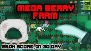STARVE.IO - MEGA BERRY FARM // 200 PLOT 260K IN 30 DAY