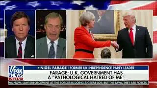 UK forbids Trump from meeting with Brexit leader - Tucker Carlson 7/5/18