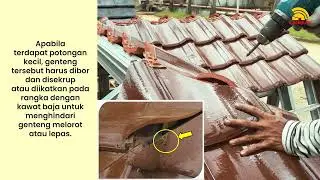 Tutorial Pedoman Pasang Genteng KANMURI Milenio | Pemasangan Atap Limas dan Ujung Jurai