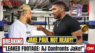 INSIDE CAMP: Anthony Joshua PULLS UP On Jake Paul At Gym Ahead Of Fight!