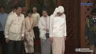 Presentation of Credentials of the Ambassador of Myanmar 4/20/2017