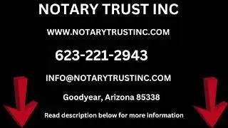 Copy of  Notary Public, Goodyear , AZ, 85338, Open Early and Late. I am the notary near you.