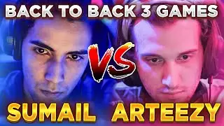 Sumail vs Arteezy Epic Battle - Back to Back 3 Games Dota 2