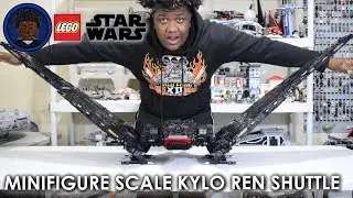 Обзор гигантского LEGO Star Wars UCS Kylo Ren Shuttle MOC