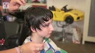 2024-44 Ema preview - cute long haired lady cuts her hair short