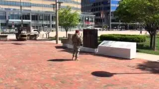 National Guard Protect Baltimore's Inner Harbor