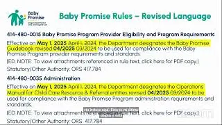 RAC: Baby Promise Program