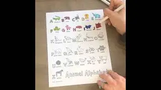 Animal Alphabet Coloring Page - Hey Kelly Marie
