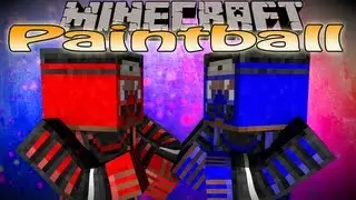 Minecraft Mini Game: Paintball Multiplayer /w Friends! (Mod not plugin)