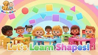 shapes song children fun learning | BuuBa Kidss #shapesforkids #nurseryrhymes #babysongs
