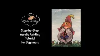 Hippie Gnome Acrylic Painting for Beginners