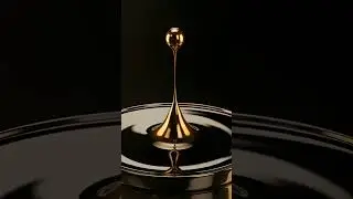 🔥 Chrome Turns Into Liquid Gold &mdash; Visual Paradox #Shorts