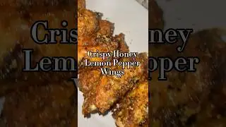 Крылышки с медом, лимоном и перцем #крылышки #шорты
