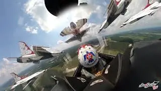 Roll with the Delta over Augusta - U.S. Air Force Thunderbirds