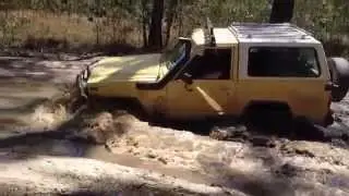 B.C.E 4WD Adventures.... mq patrol mudding at omeau