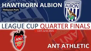 2025 - AFL League Cup, QF, Hawthorn Albion v Ant Athletic #leaguecup