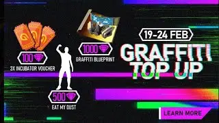 FREE FIRE NEW TOP UP EVENT GRAFFITI TOP UP BY GAMING VIKAS