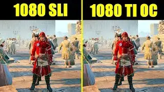 Assassin's Creed Unity GTX 1080 TI Overclocked Vs GTX 1080 SLI 4K Frame Rate Comparison