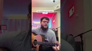 Delta Blues #guitar #guitarist #guitarplayer #blues #music #acoustic #taylor #neon #tone #🎸 #musica