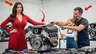 El Motor de Mil Millones de Dólares de la CEO Falló Hasta Que Una Niña y Su Padre Mecánico Lo Arregl