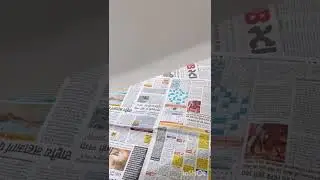 Sticking canvas cloth on board