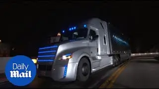 Daimler's self-driving truck makes its big entrance in Nevada - Daily Mail