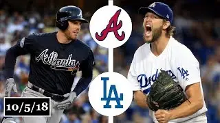 Atlanta Braves vs Los Angeles Dodgers Highlights || NLDS Game 2 || October 5, 2018