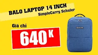 Balo laptop 14 inch SimpleCarry Schuler (Navy) #quytinhtuy