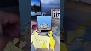 Disney Cinderella hand tear off 3d memo pad#artandcraft #3dcalendar #diy #3dnotes #papercrafts