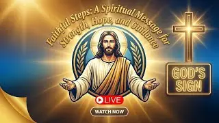 Faithful Steps: A Spiritual Message for Strength, Hope, and Guidance&rdquo; | Live Now