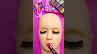 ASMR Planet Satisfying with Unboxing & Review Mannequin Makeup Fast No Talk Lipstick Glow up